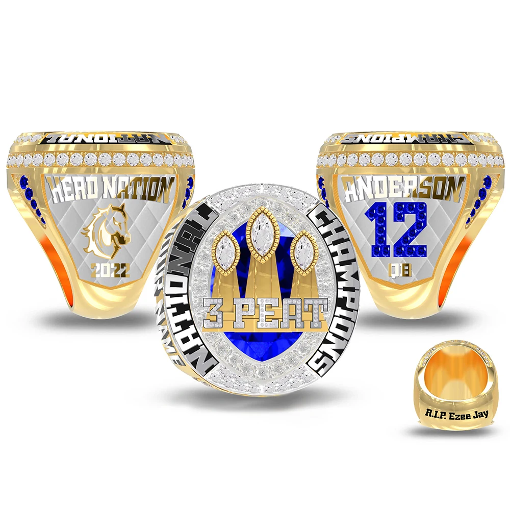 Sidan Custom Basketball Ice Hockey Championship Ring Football Baseball