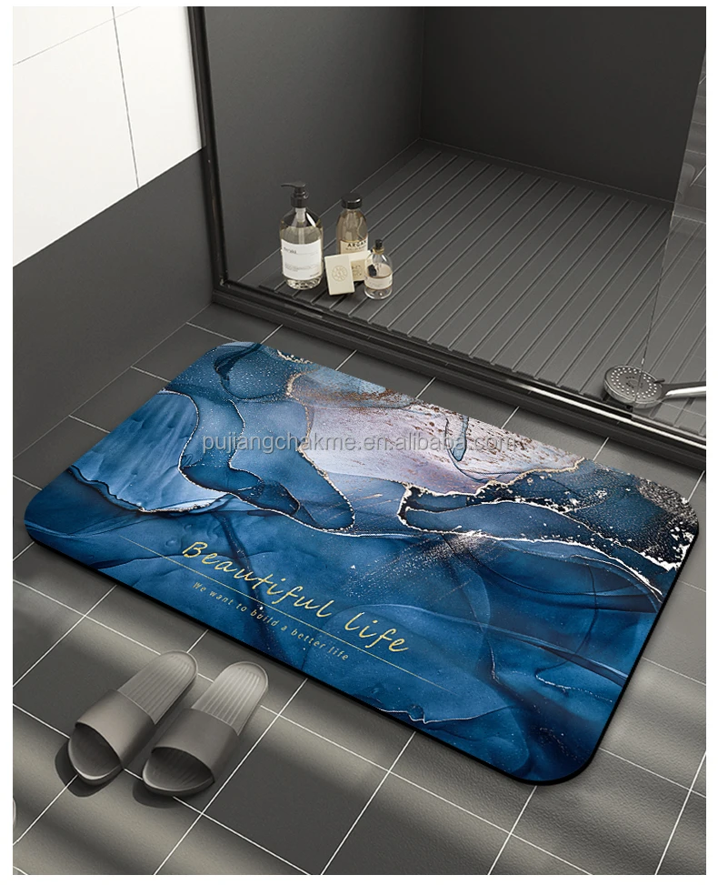 (chakme) Diatom Bath Mats Mud Absorbent Mats U Shape Bathroom Mat Buy