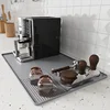 Almohadilla para máquina de café dos en uno, almohadilla en polvo, gris - 40*60CM
