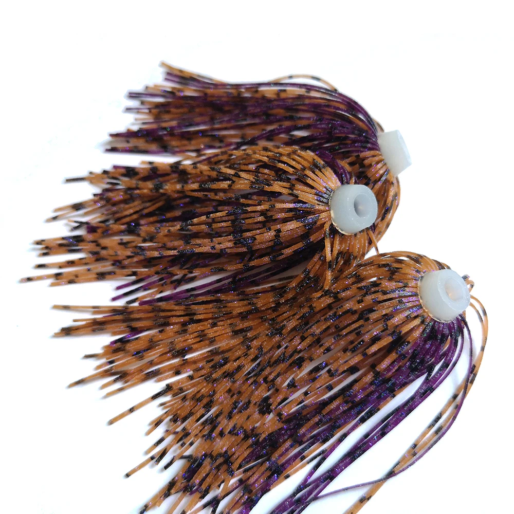 Silicone Fishing Skirts Diy Rubber Fishing Jig Lures Fishing Bait