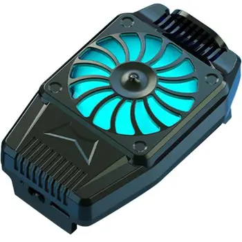 H15 Small Mobile Phone Radiator with Fast Physical Cooling Water-Cooled Refrigeration Fast Small Fan for Mobile Phone Holders