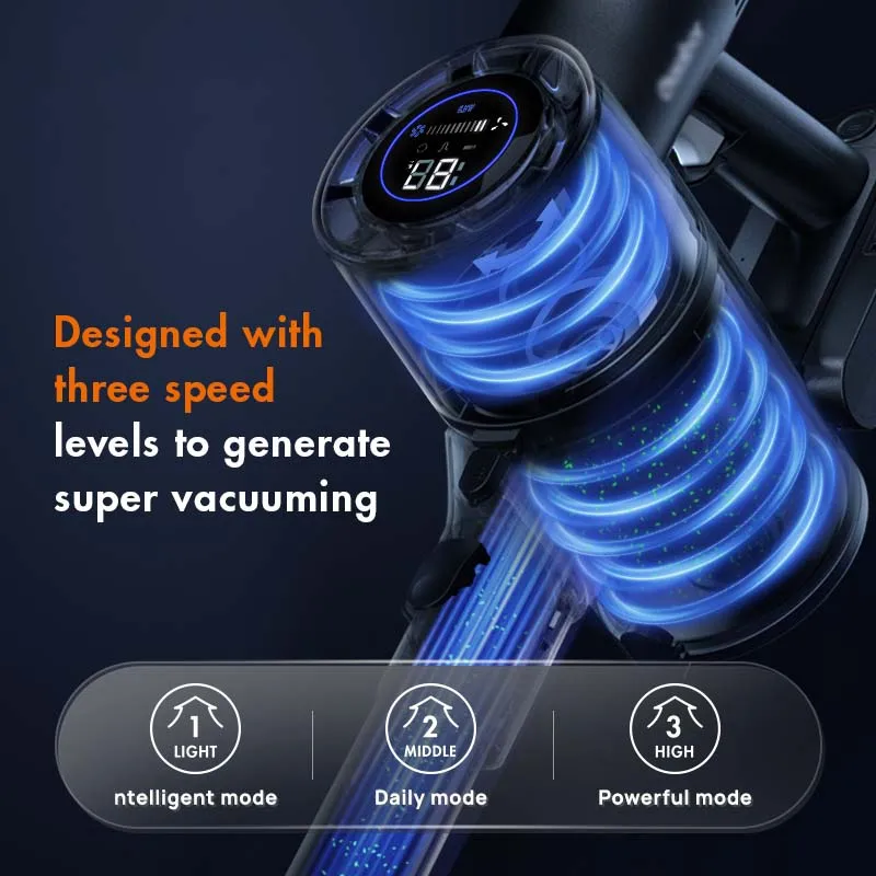 Бытовая техника 25 кПа вакуумный циклонный портативный Перезаряжаемый ручной беспроводной пылесос BLDC по низкой цене для