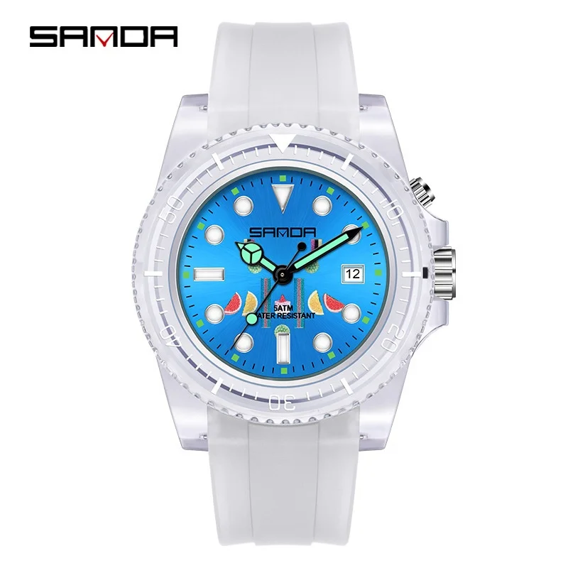 Sanda 6078 New Design 2023 Trending Reloj Fashion Watch for Men Japan Movement Quartz Watch Stainless Steel Back Wrist Watch