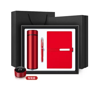 2026 Customized Luxury Business Premium Vacuum Cup with Umbrella, USB Drive, Notebook and Pen - Perfect for Corporate Gifts