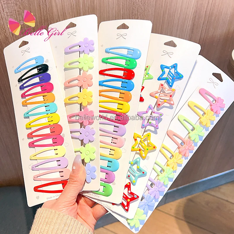 Beby Hair Clips, Colorful Small Snap Barrettes Metal Hair Clips at ₹ 283/piece in Bengaluru