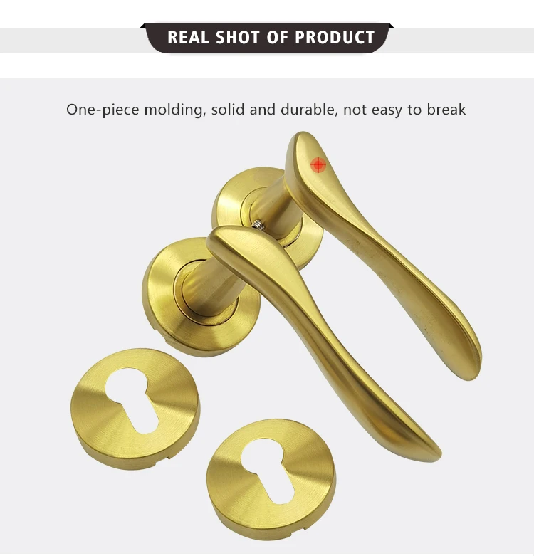 Contemporary Gold Tubular Leverset Door Locks And Handles Door Handle ...