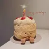 Torta musicale alle fragole-20 cm