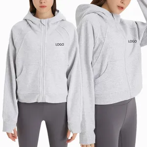 Factory Outlet Women's Sport Loose Clothing Gym Yoga Wear Jacket