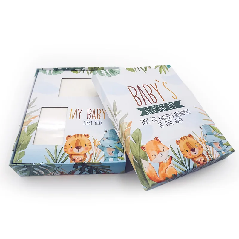 High Quality First Year Baby Memory Book Hard Cover Book Memory Book Custom Printing details