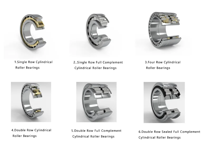 NUP210ET2XU 50x90x20 Mm Single Row Cylindrical Roller Bearing Plastic Cage