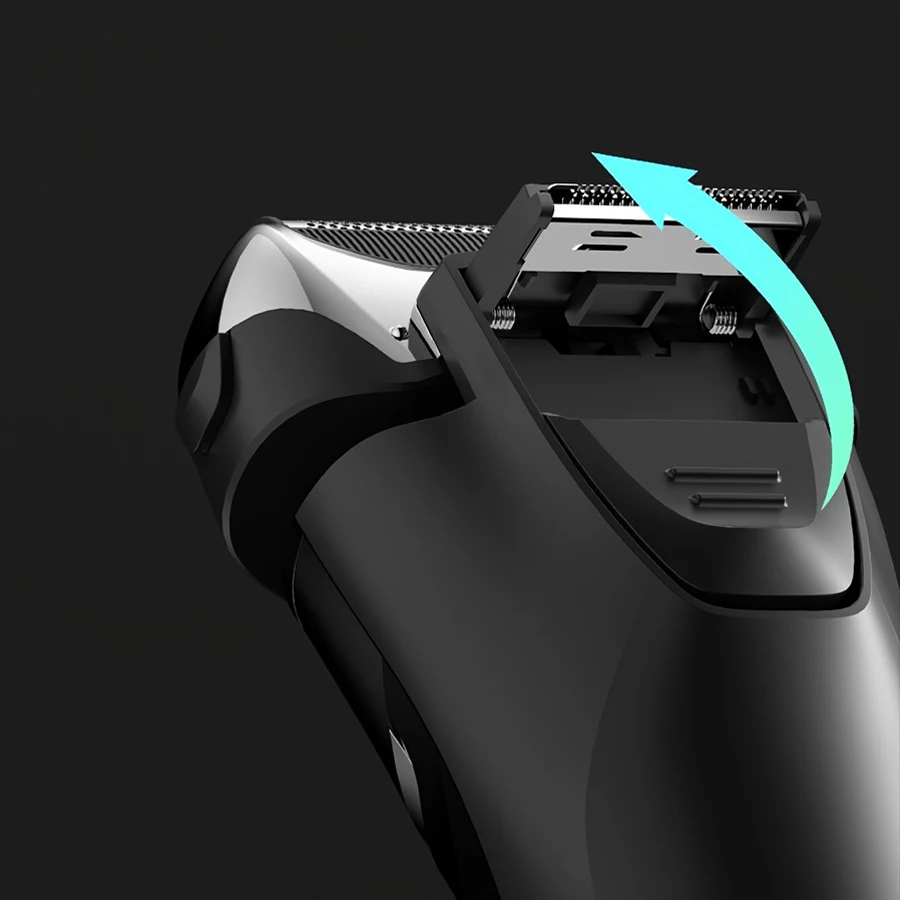 Professional USB Rechargeable Electric Shaver Twin Blades Head Razor with Foil Shaver for Beards Trims for Household RV Use supplier