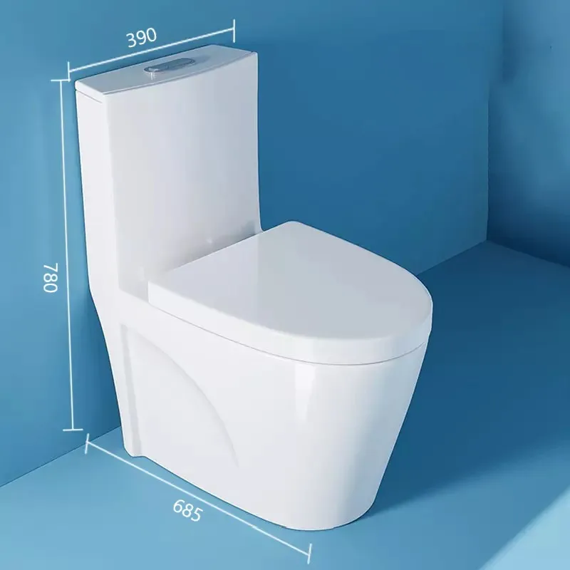 Высококачественная недорогая s-ловушка в современном стиле, сантехника, сифонный водяной шкаф белого цвета, цельный керамический туалет для ванной комнаты