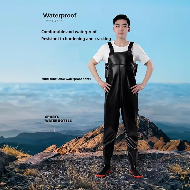TOPIND Custom Pvc Fabric Hunting Wader Waterproof Fly Fishing Men Chest ...