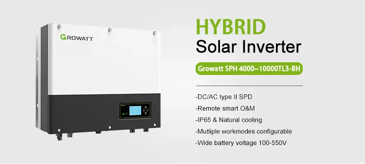 Growatt Sph10000tl3 Bh Three Phase On Off Grid Tie Solar Inverter 7kw ...