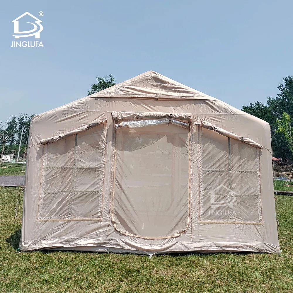 Outdoor air Inflatable Beam Cabin House Camping Tent Oxford Mosquito  Inflatable Camping Tent
