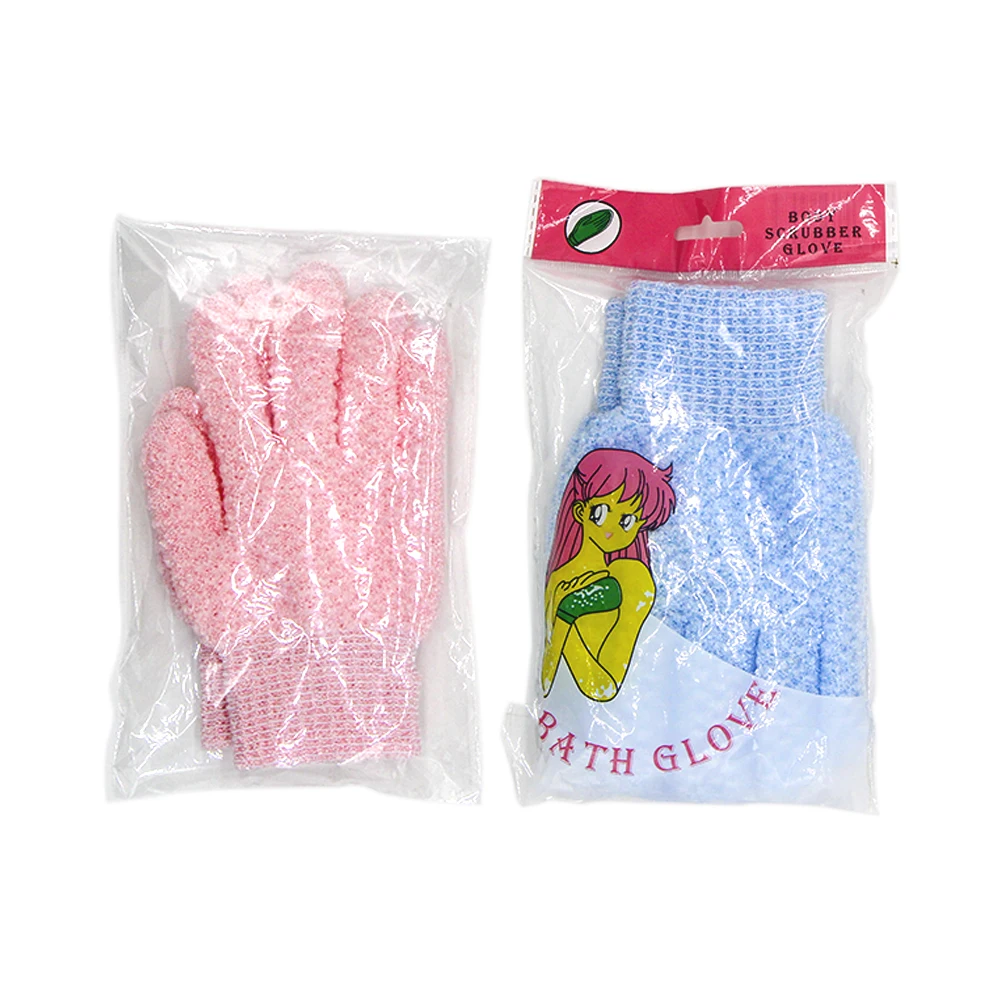 Customized Moroccan Hammam Bath Scrub Rayon Viscose Glove Mitt Peeling