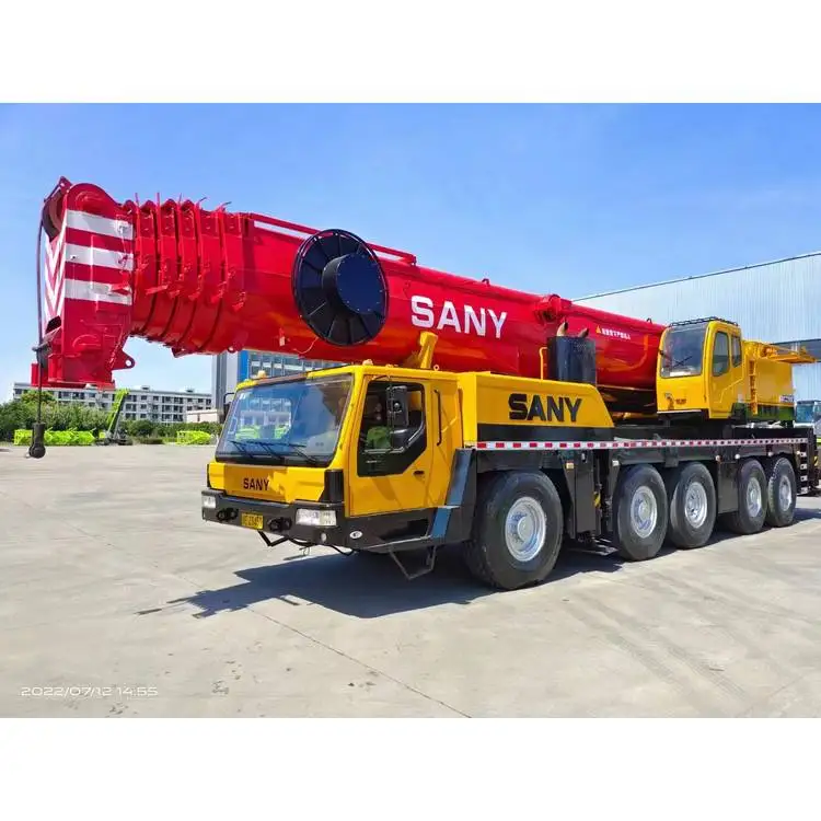 Sany 220T Used Rough Terrain Crane Truck Mounted Mobile Crane 60000kg