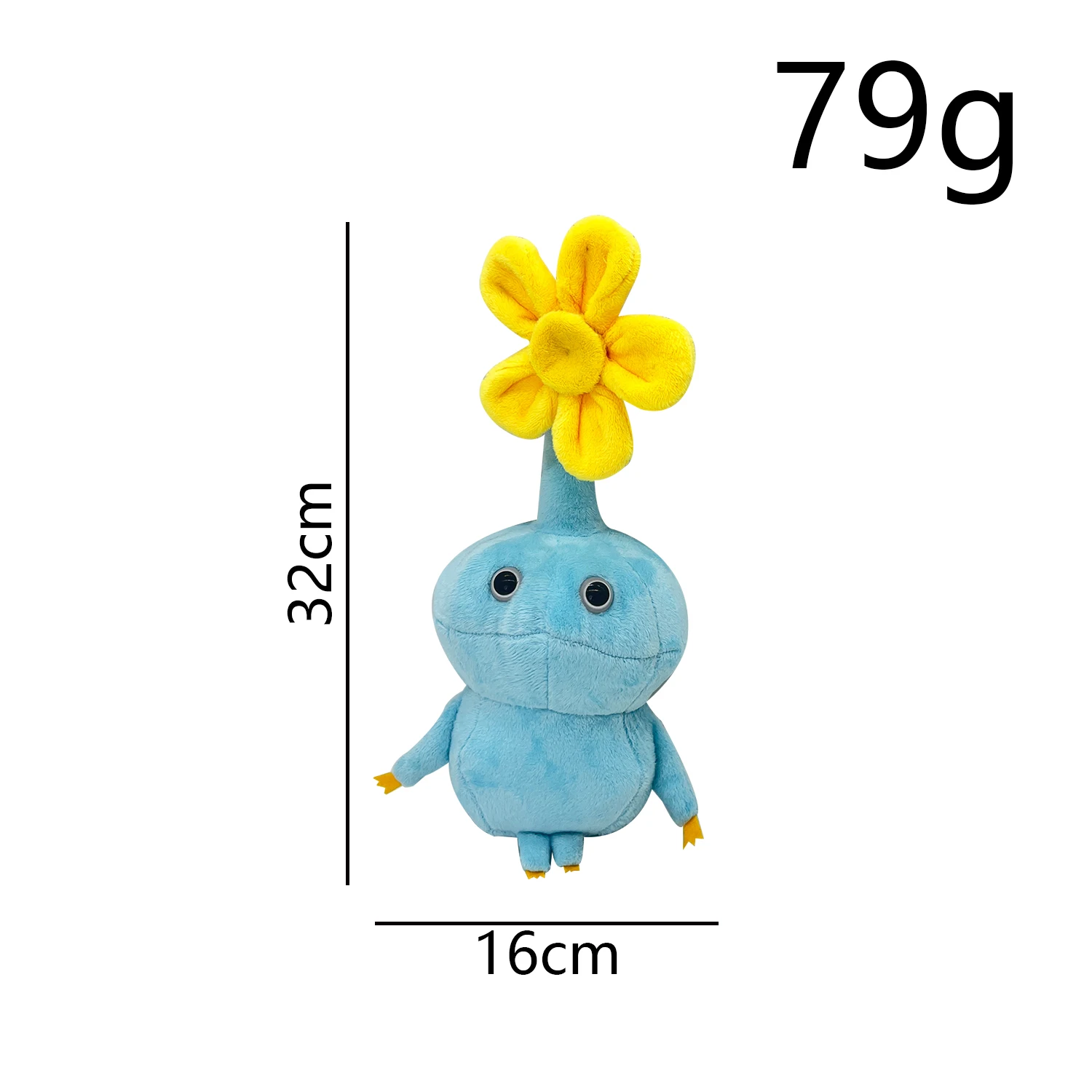 卸売4色紫ピクミンぬいぐるみオーチ黄色い花アイスピクミン