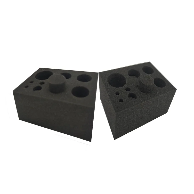 High Density Shockproof Polyethylene PU Custom Cut Foam with Die Cut Hole for Eco-Friendly Protective Packaging