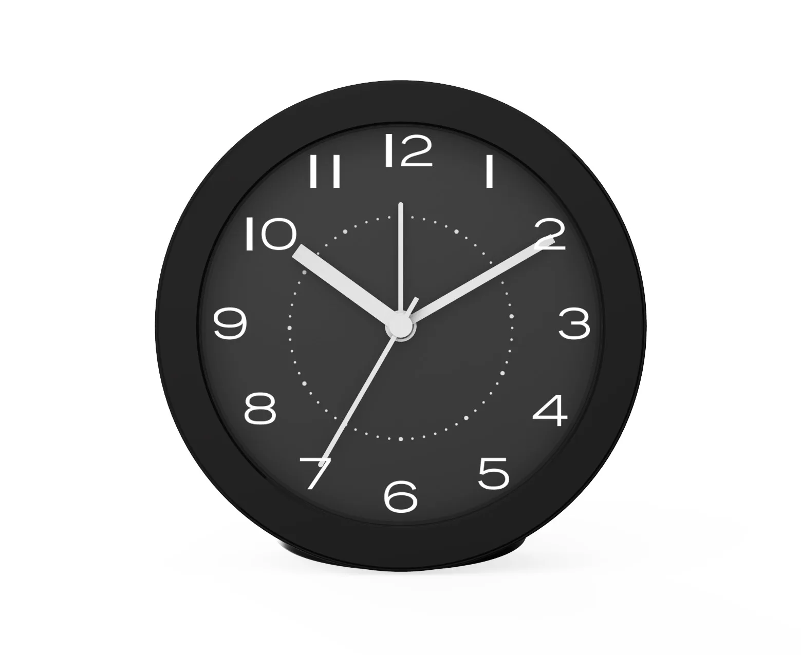 Wholesale Custom Quartz Time Snooze Backlight Classic Round Desktop Table Analog Alarm Clock