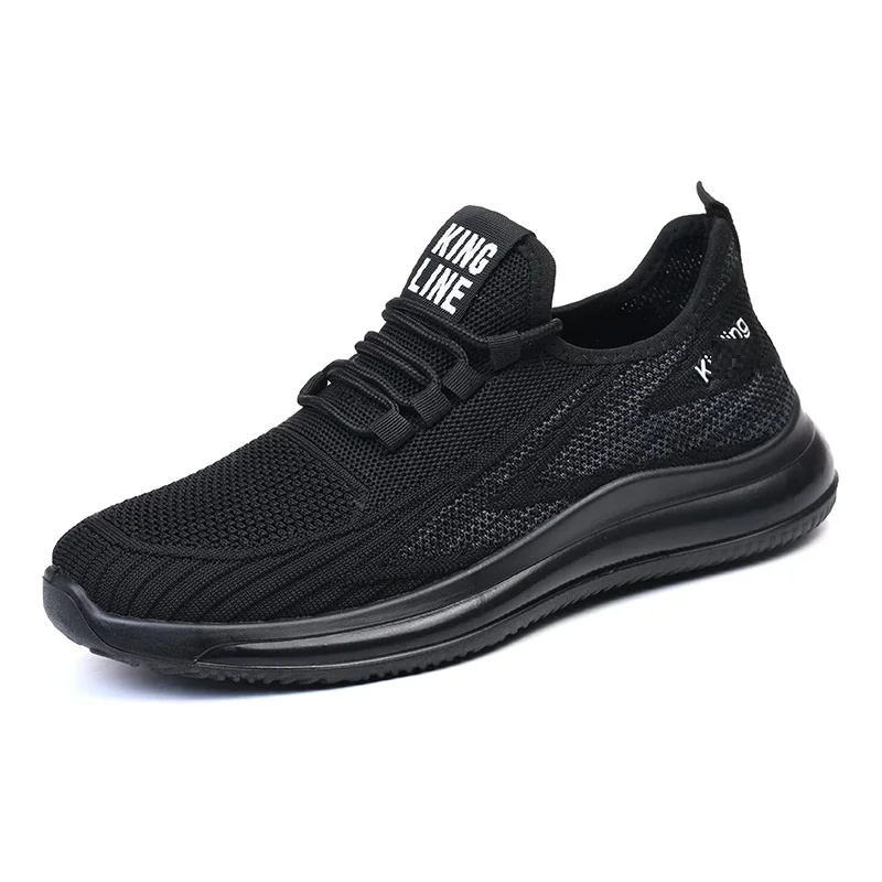 Soft Pu Sloe Breathable Super Light Weight Mens Black Jogging Gym Shoes ...