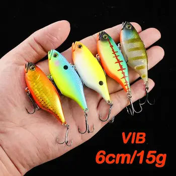 CHEERY New 6cm 15g Bulk Sinking VIB Biomimetic Hard Lure Bionic Vibrating Bead Fishing Hook with Pike Target – Hard Lure – view 4