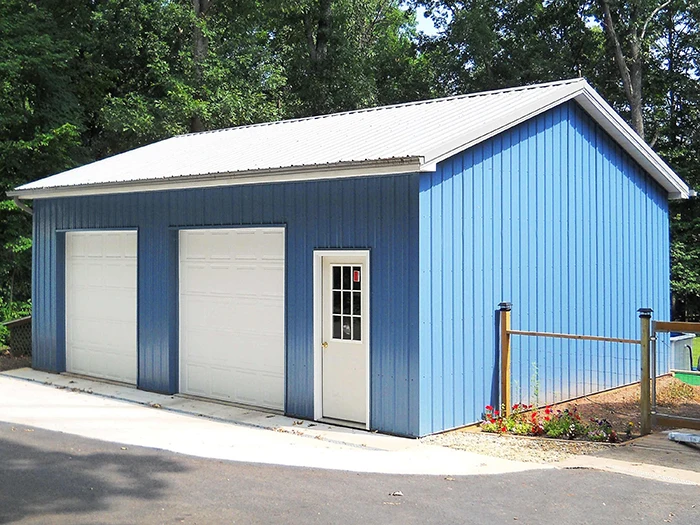 Cheap Easy Assemble 3 Car Garage Prefab Shed Warehouse Metal Garage 