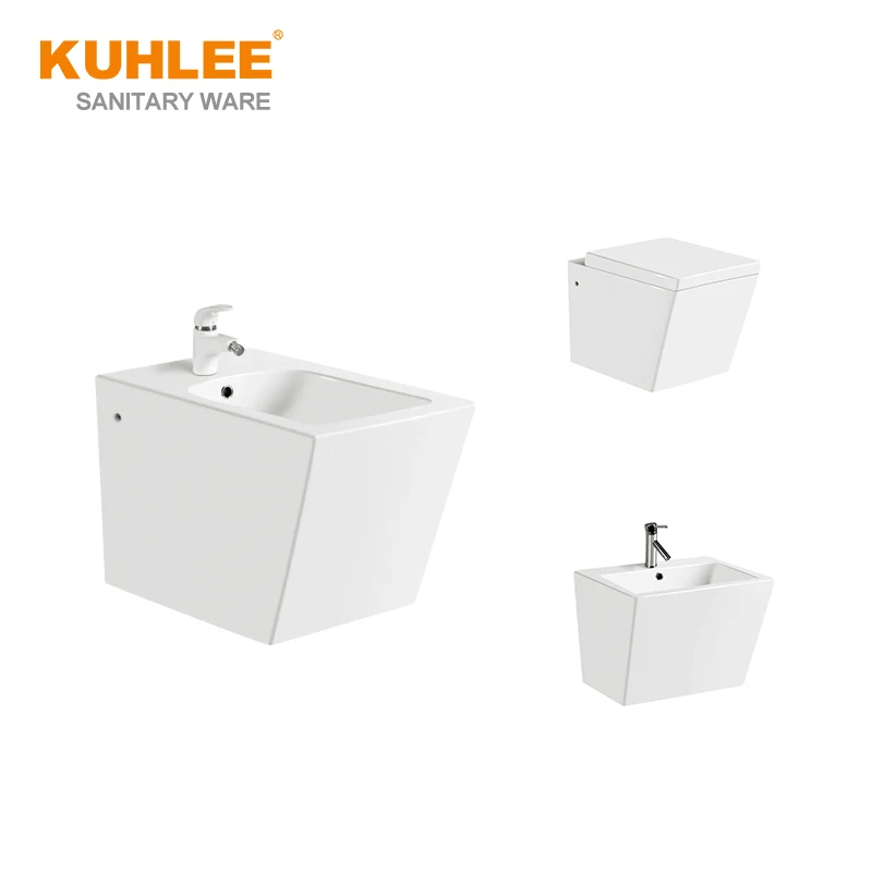 Easy Clean Toilet Sink Set Bathroom WC Sanitary Ware Suites Washdown One Piece Ceramic White Ivory Toilet Sets