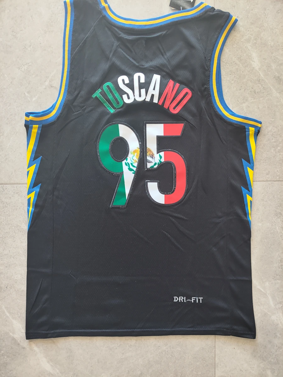 Wholesale Golden State #95 Juan Toscano Anderson 2022 Warrior Black Special  Mexico Edition 75th Anniversary Stitched Basketball Jersey From  m.