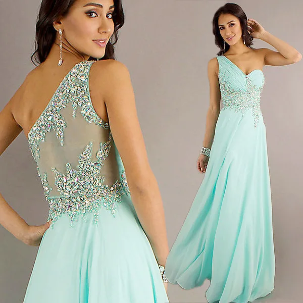 S390A 2025 New Chiffon Round Neck Long Custom Rhinestone Bridesmaid Dress  for Maid of Honor