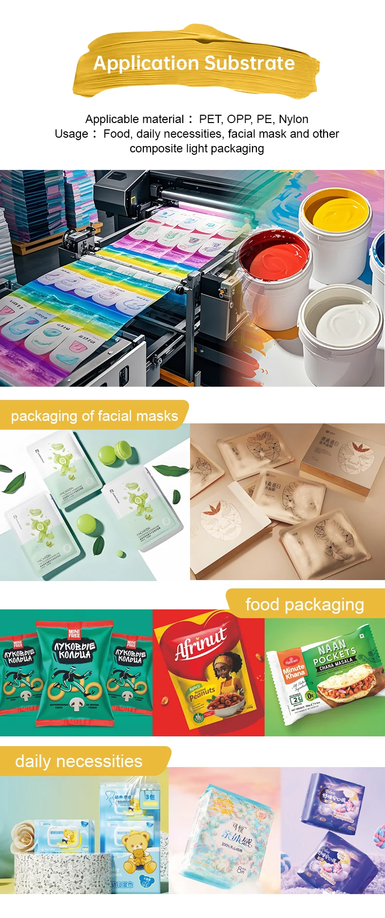 HS Water-Based Flexo for Ink for Composite Films Excellent Printability & Odorless Formula for Gravure & Flexo Printing manufacture