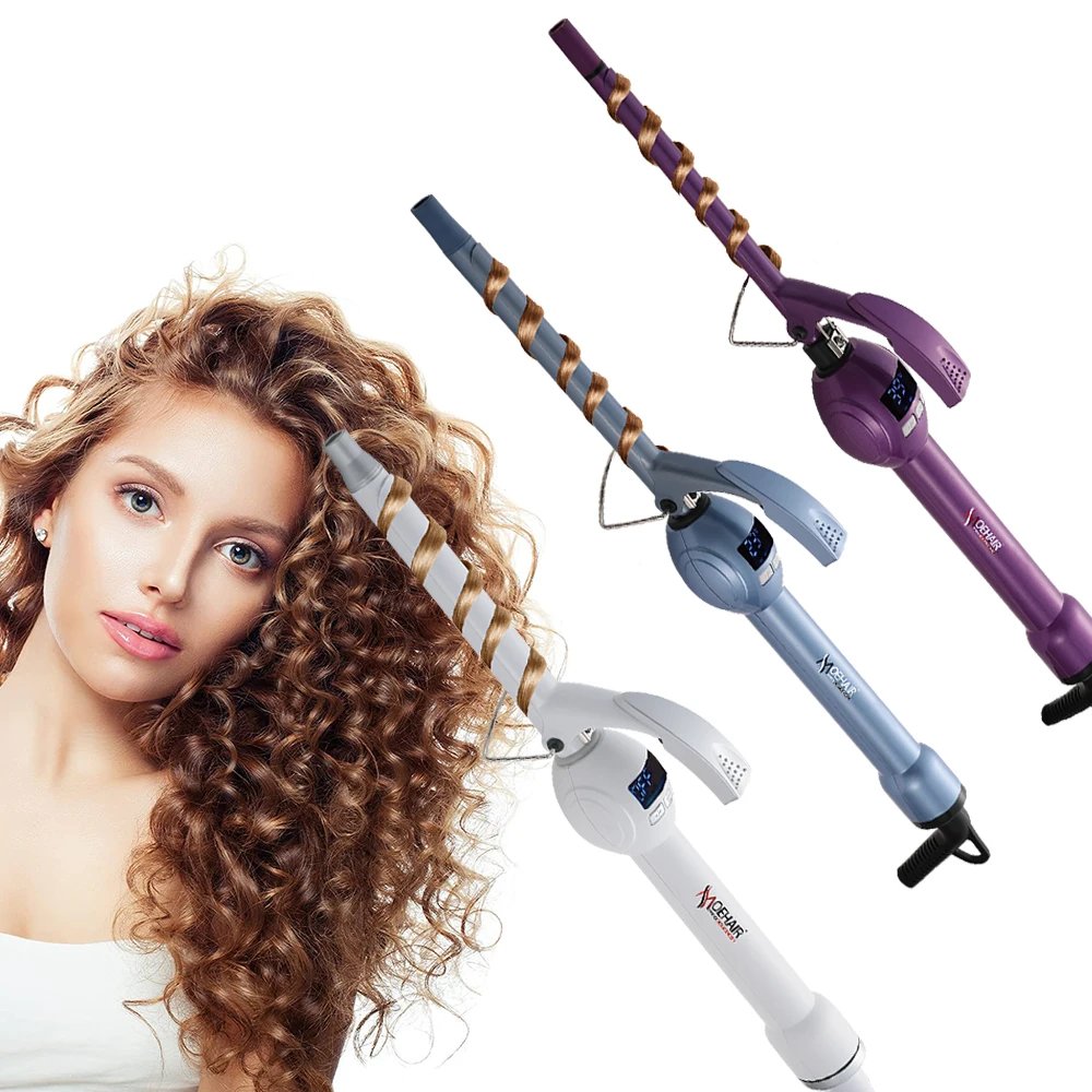 Thin Curling Wand Men Short Hair Ceramic Small Rotating Curling Iron  Professional Temperature Control Hair Curler With Lcd - Buy Hair Curler  Rotating,Rotating Ceramic Hair Curler,Rotating Curling Iron Hair Curler  Product on