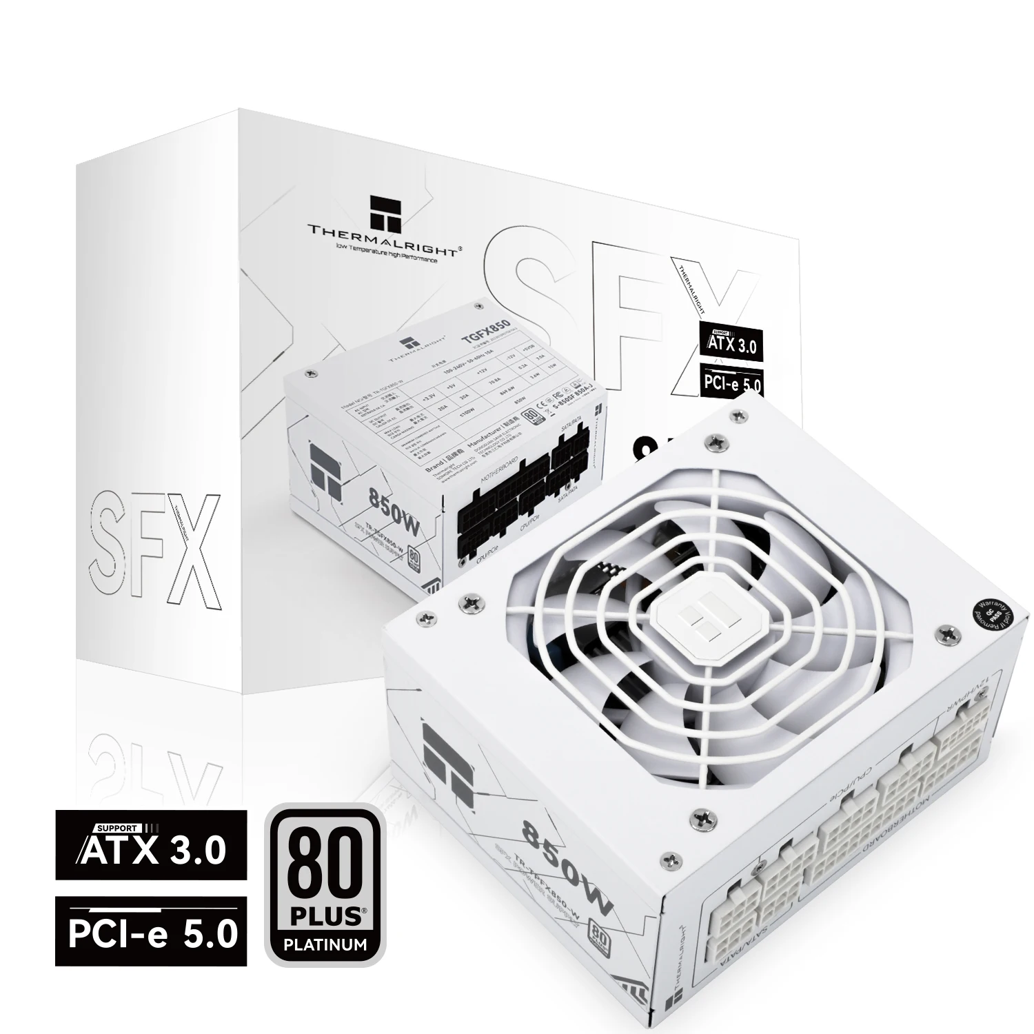 Thermalright TPFX850 SFX電源 80 platinum新品 Thermalright TPFX850 850W Power Supply - 80plus Platinum