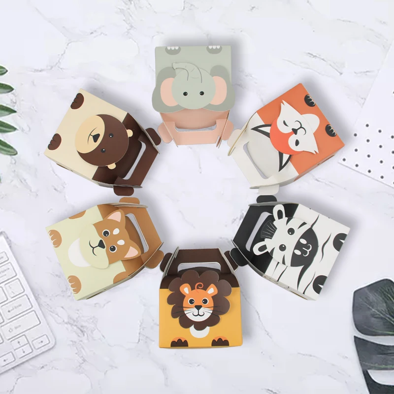 50 Pack Bear Gift Boxes Baby Shower Party Favors Teddy Bear Gift Box ...