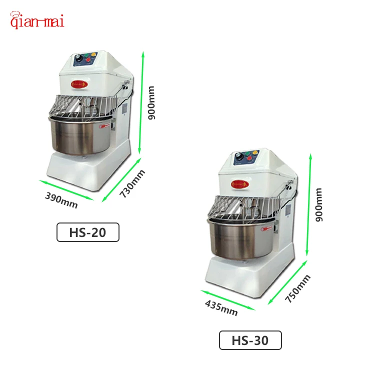 Automatic Long Bun Dough Maker Machine Commercial Dough Mixer 20l