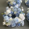 60cm blanc bleu