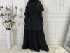 Black (With Long Scarf)