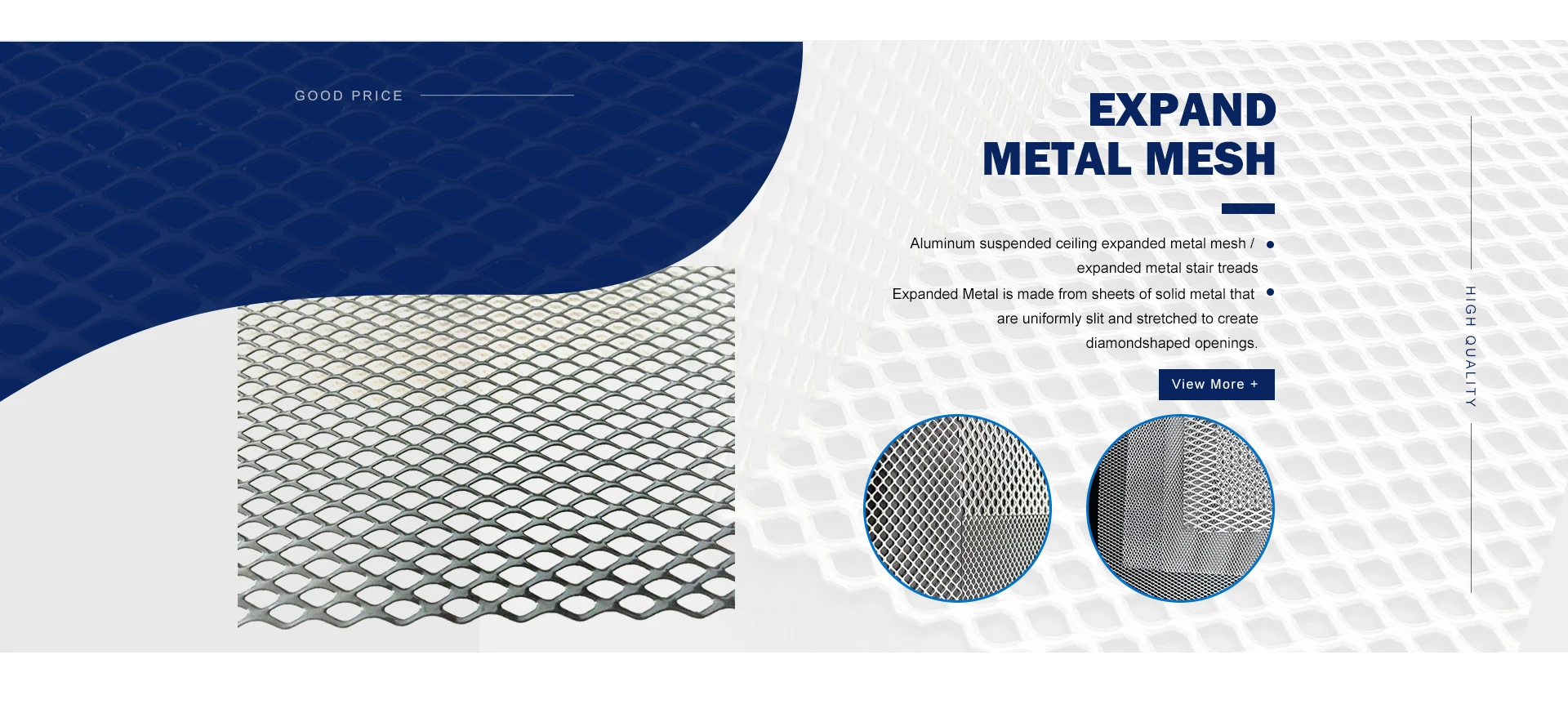 High Quality 4ft X 8ft Sheets Expanded Metal Mesh Price Small Expanded