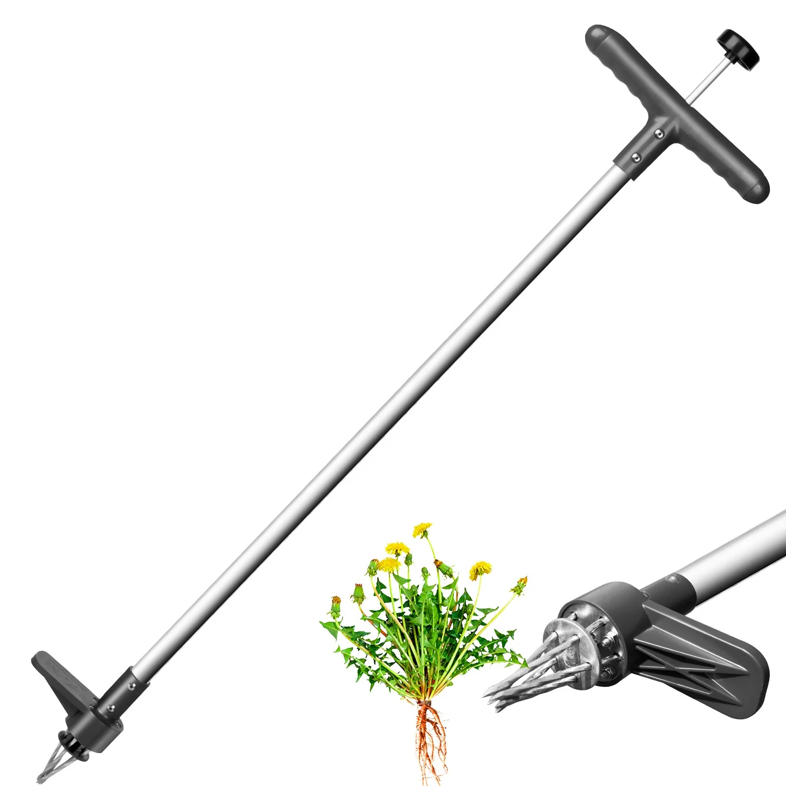 Durable Material Weed Picker Tool Remover With Long Handle Manual Hand Paddy Weeder Tool for Garden
