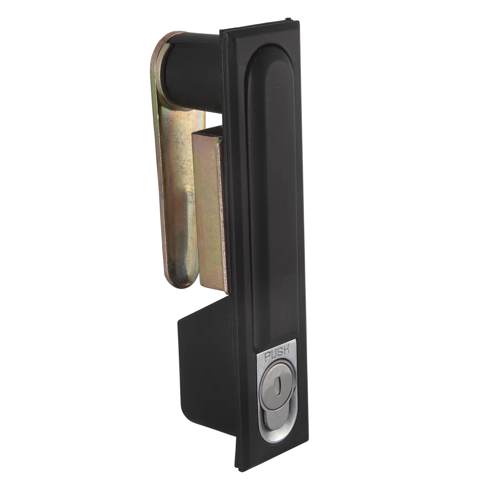 Black Power Cabinet Door Electrical Cabinet  Electrical Control Box Distribution Cox Electrical Doorknob Lock Rod Control Lock details