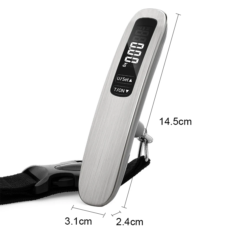 50kg Basculas Digital Weight Machine Hanging Smart Weighing Scales Mini Travel Luggage Scale