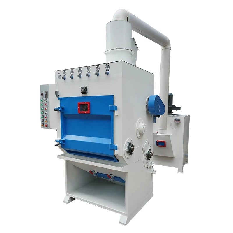 Tumble Rubber Belt Sandblast Machine Automatic Sand Blasting Machine