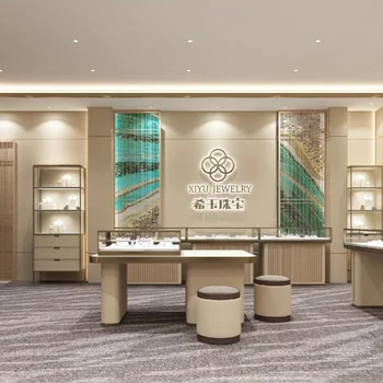 Customization of Jewelry Store Cabinets Jewelry store design
