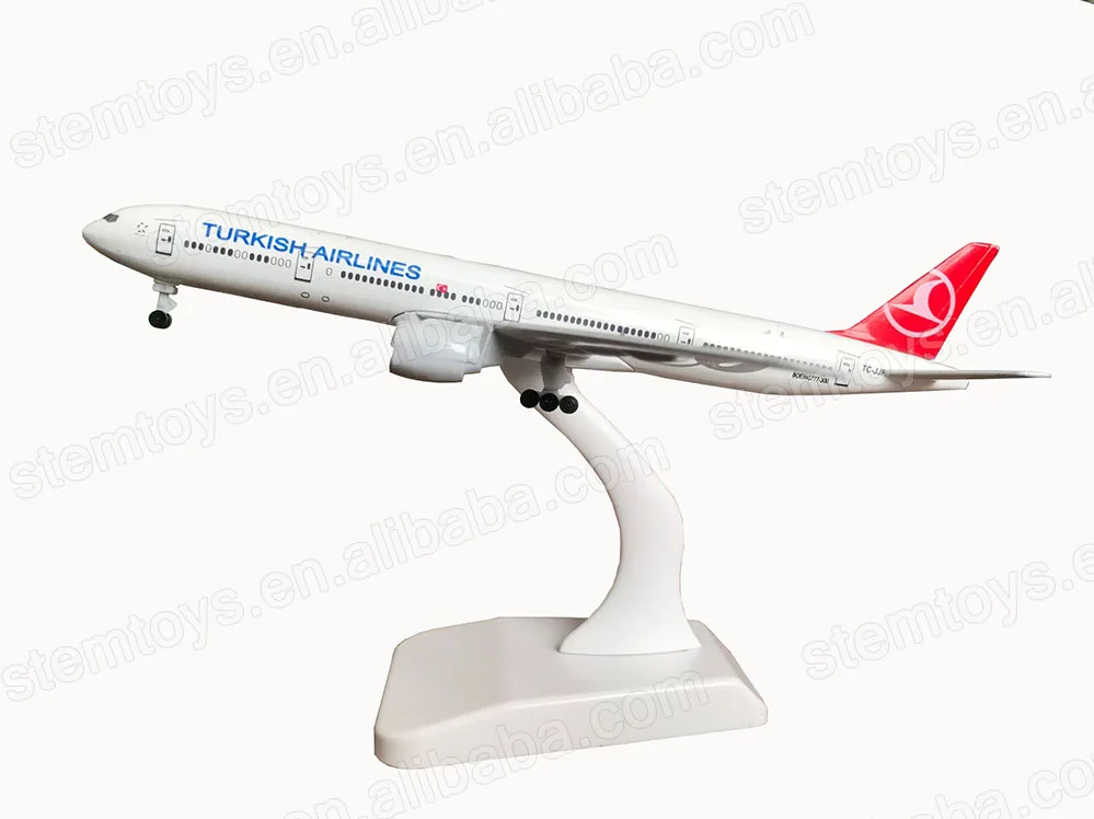 20CM B777 Airplane Model 1:200 Diecast Turkish Airlines
