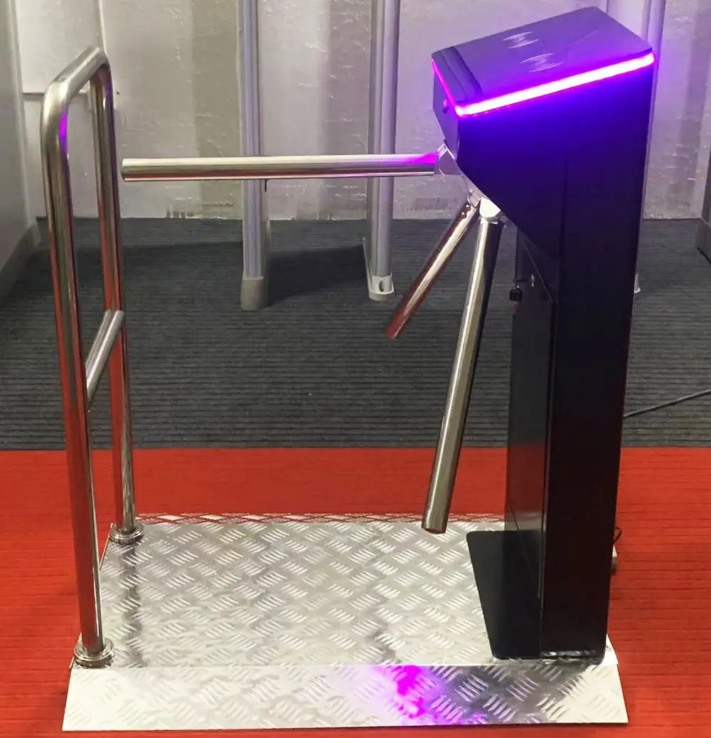 Super Strong Automated Ticketing Turnstiles Access Control Tripod Turnstile Gate with Stand Waist Height Tripod Turnstiles
