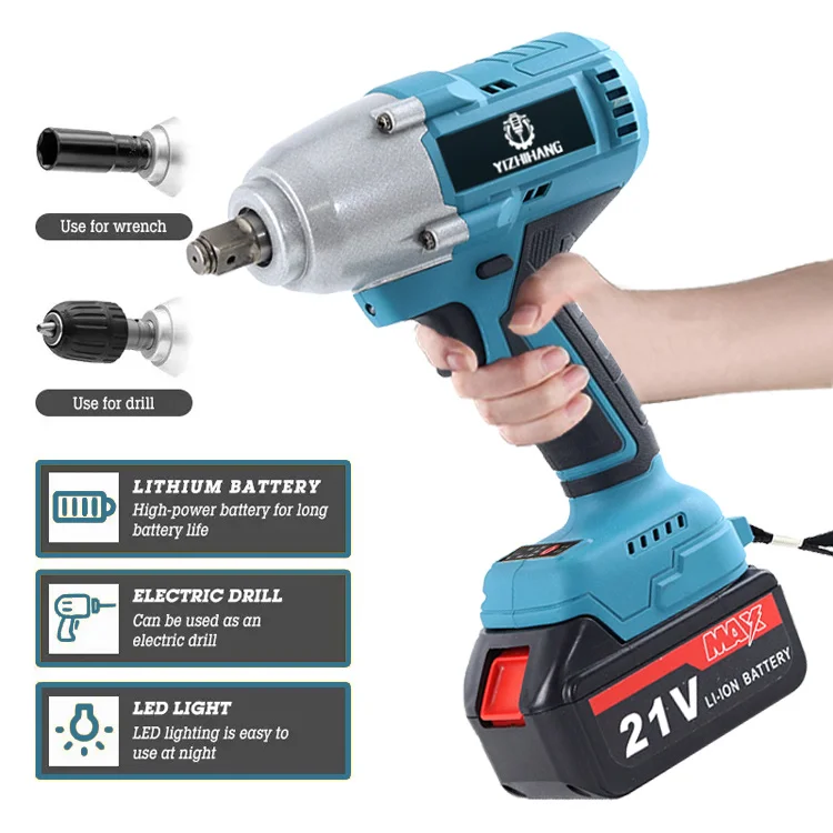 Impact Wrench Cordless Drill Used For IBell BW1000 20V Max