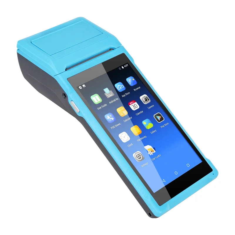5.5 Inch Free SDK Q2 Wireless Mobile Pos Terminal Betting Machine with 58mm Thermal Printer