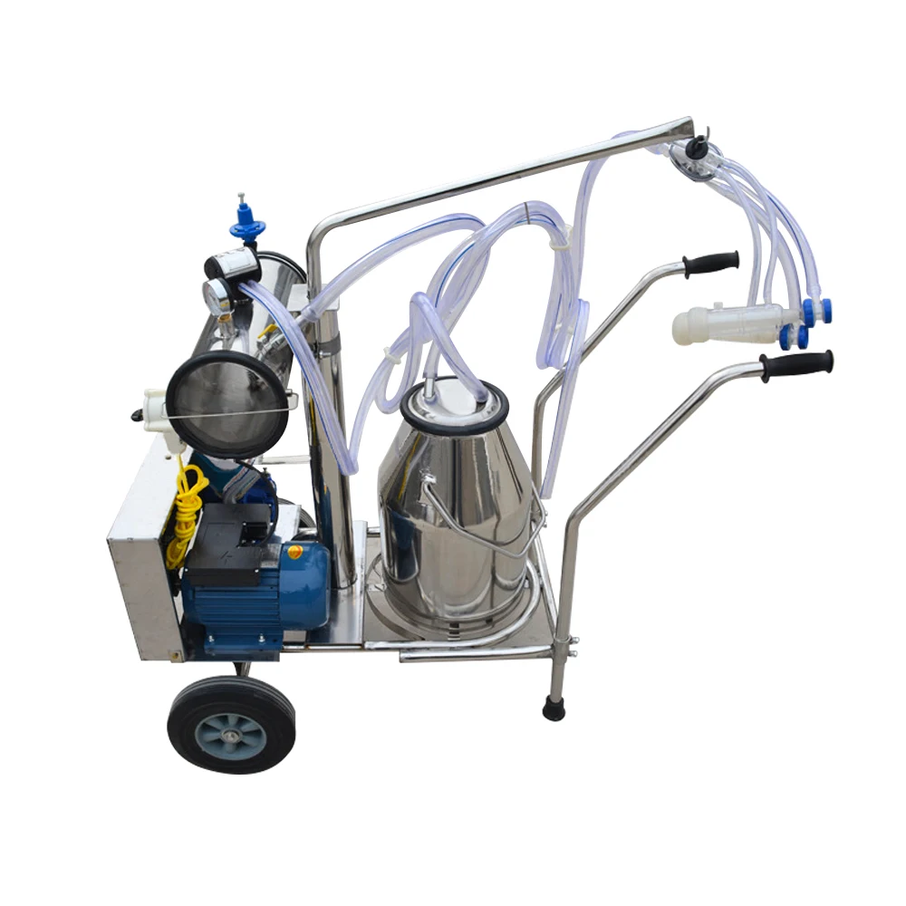 Factory Price Single Portable Battery Operated Dairy Farm Equipment Goat Cow Milking Machines