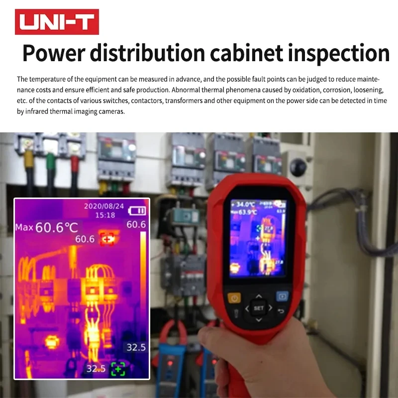 UNI-T UTI260A Infrared Thermal Imager for Electrical Maintenance