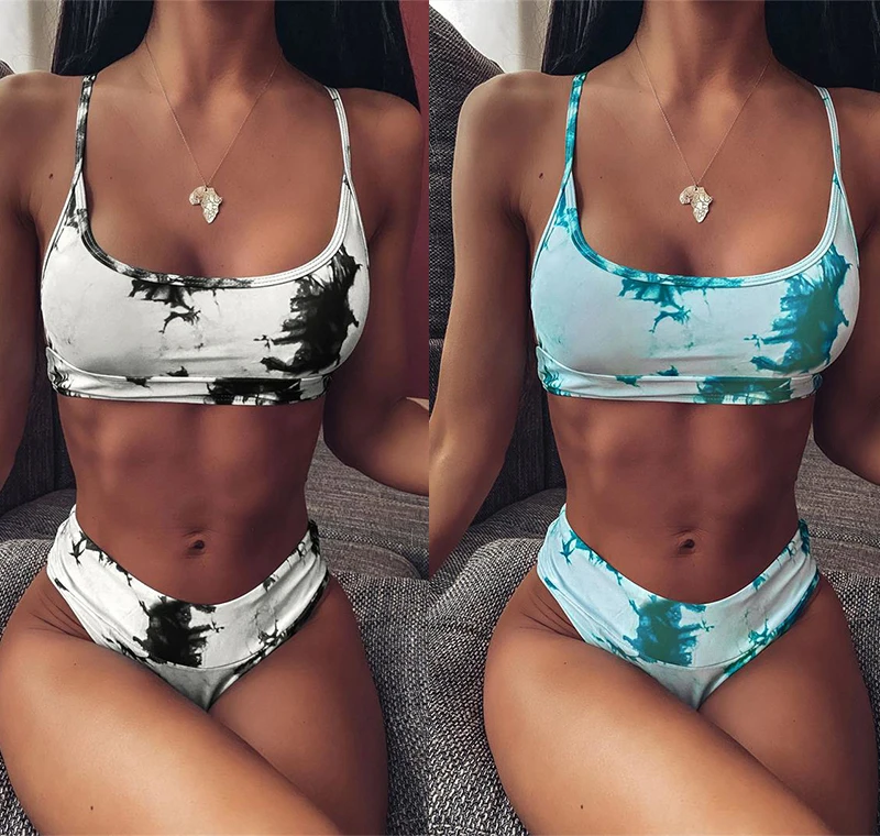 womens tie dye bathing suit